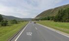 The A9 Perth to Inverness road near the Pass of Drumnochter. Image: Google Maps.
