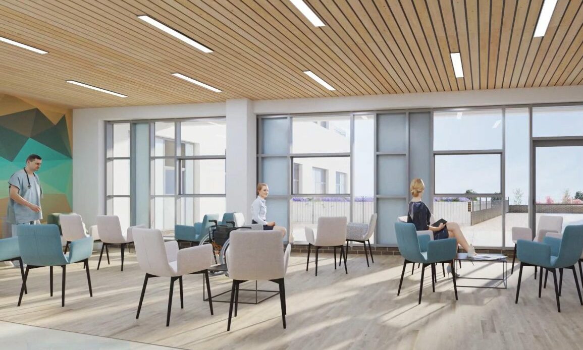 An artist's impression of one of the Anchor Centre's waiting areas. Image: NHS Grampian