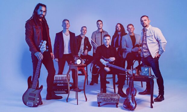 Eight-piece nu-folk group Skerryvore are on the bill for this year's Speyfest. Image: Elly Lucas.