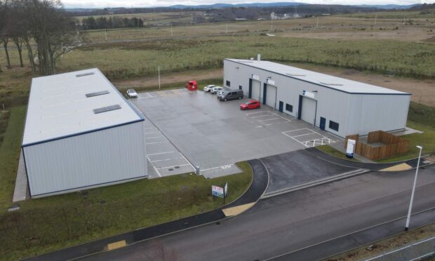 Inverurie Paint & Body Repair Centre is already expanding at Thainstone Business Park. Image: Prospect 13