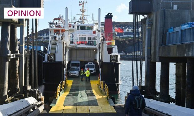 The CalMac ferry from Mallaig to Rum (Image: Jason Hedges/DC Thomson)