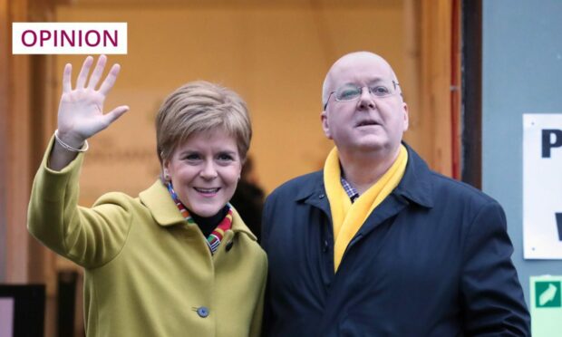 Outgoing first minister Nicola Sturgeon with husband and former chief executive of the SNP, Peter Murrell (Image: Andrew Milligan/Shutterstock)