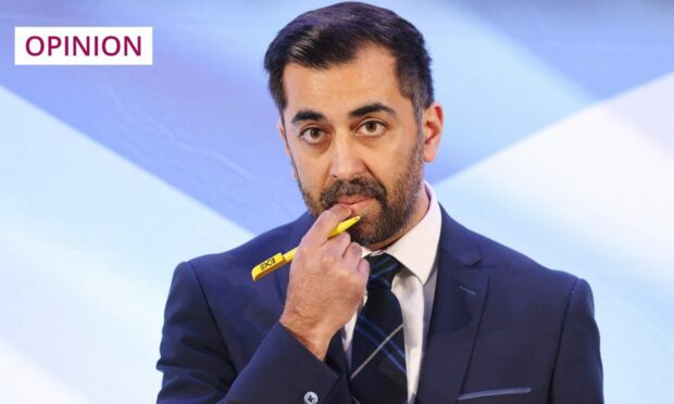 Humza Yousaf took over from Nicola Sturgeon as Scotland's first minister on March 27 (Image: Robert Perry/EPA-EFE/Shutterstock)