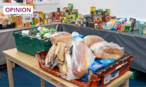 Aberdeen Cyrenians foodbank has been struggling to keep up with demand (Image: Kenny Elrick/DC Thomson)