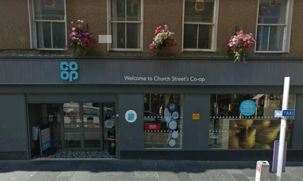 Josh McLaren was caught with the knife at Co-op on Church Street. Image: Google Street View