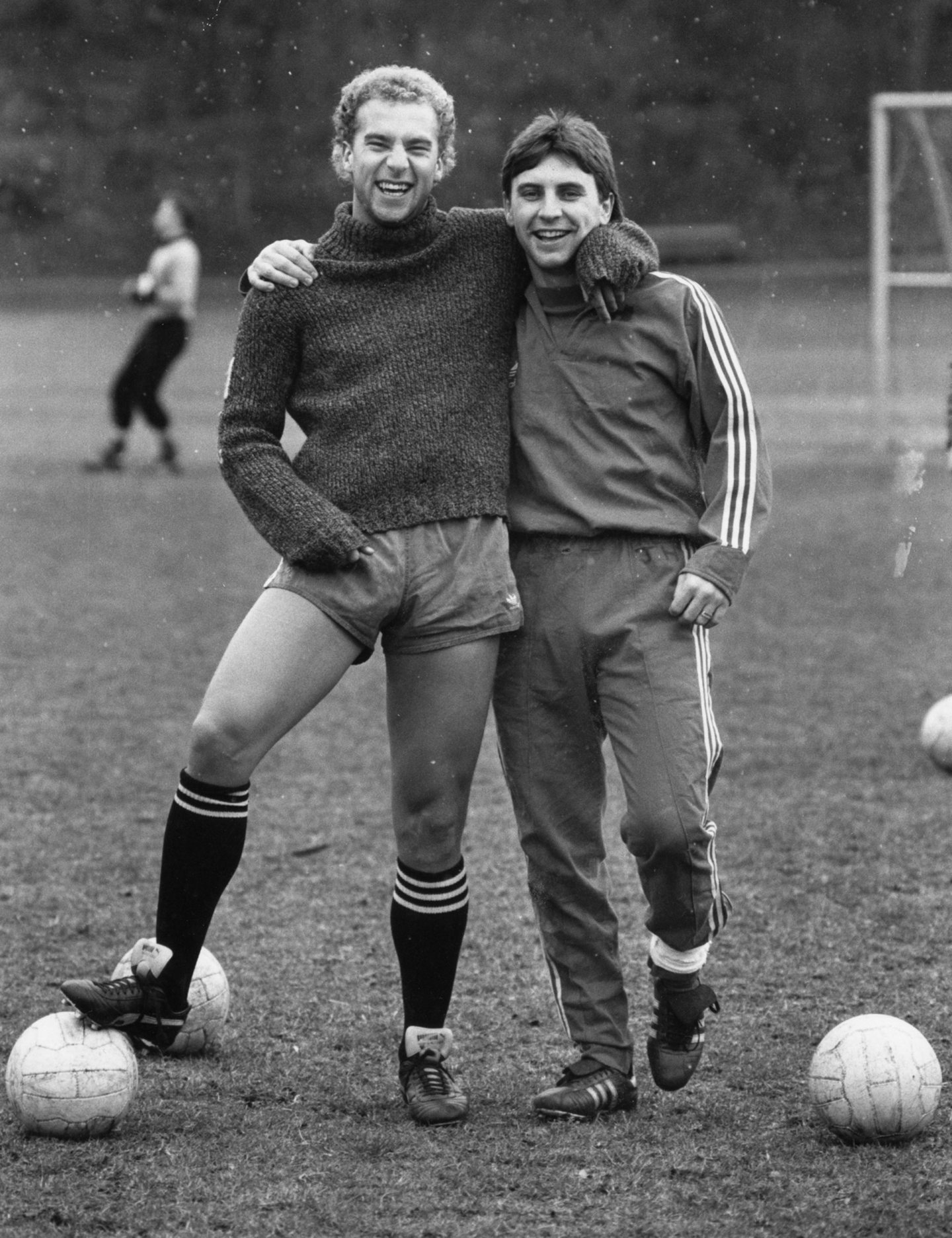 Neale Cooper and John Hewitt were the best of friends after coming through the ranks from schools to senior football together. Image: DC Thomson.