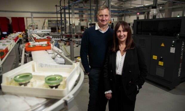 Left to right: Stuart Neilson and Frances Rus at the new lab in Aberdeen. Image: Big Partnership
