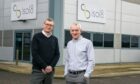 l-r Stuart Ferguson, non-executive director, and Andrew Louden, chief executive, of Aberdeen company isol8. Image isol8