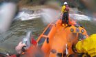The volunteer crew from RNLI Kessock were called out to an incident near Rosemarkie on Sunday. Image: RNLI/Yvette Kershaw.