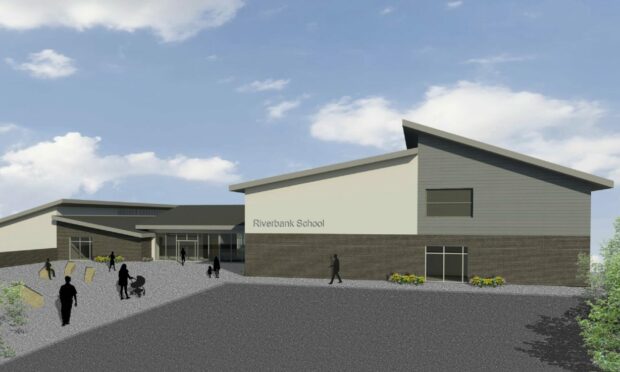 An artist impression of the replacement Riverbank School in Tillydrone. Image: Aberdeen City Council