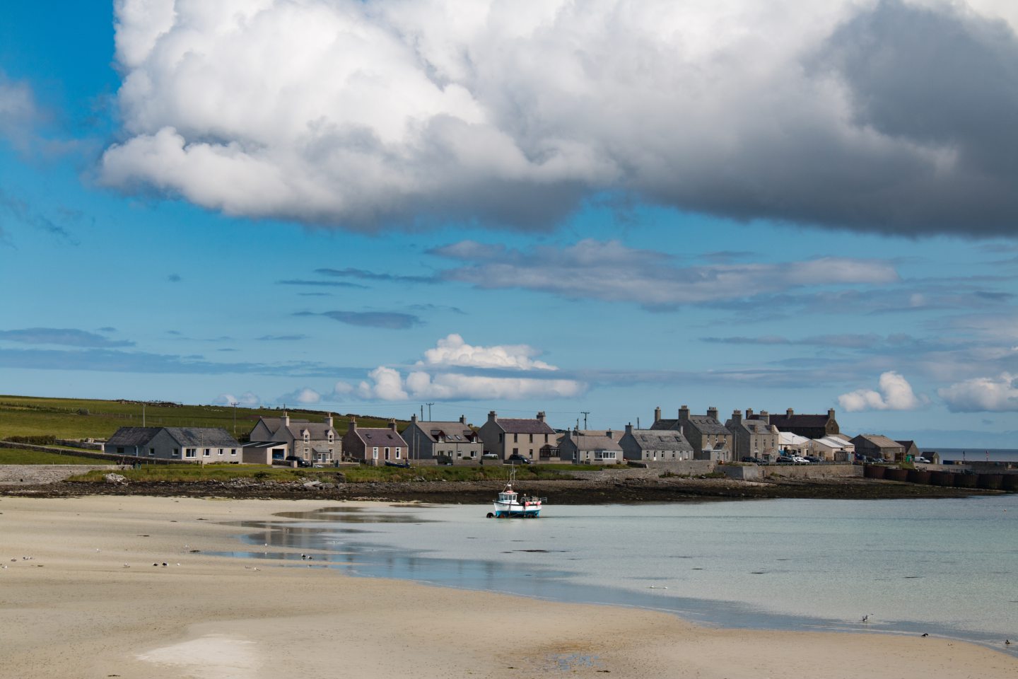 Westray has a population of around 600 people. Image: Shutterstock