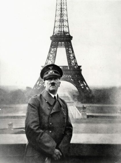 Adolf Hitler in Paris, where resistance helpers were subjected to the Nacht und Nebel order. Image: The Art Archive/Shutterstock