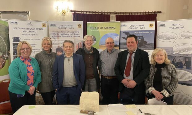 SUPPORT: The panel for NFUS north-east region's Mental Wellbeing Conference.