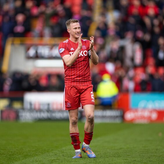 Ross McCrorie during his time at Aberdeen.