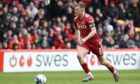 Aberdeen captain for the day, Ross McCrorie, in action against Rangers. Image: Shutterstock