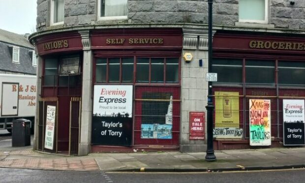 Taylor's of Torry has closed its doors for the last time. Image: Chris Cromar/DC Thomson.