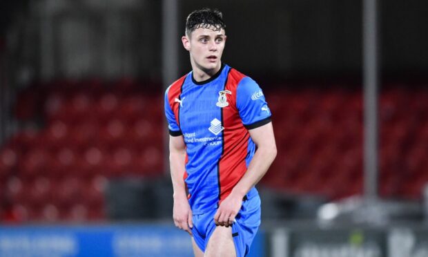 Caley Thistle defender/midfielder Cammy Harper. Image: Ross MacDonald/SNS Group