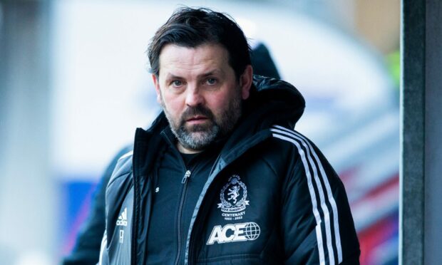 Cove Rangers manager Paul Hartley will be trying to steer them back to the Championship. Image: SNS