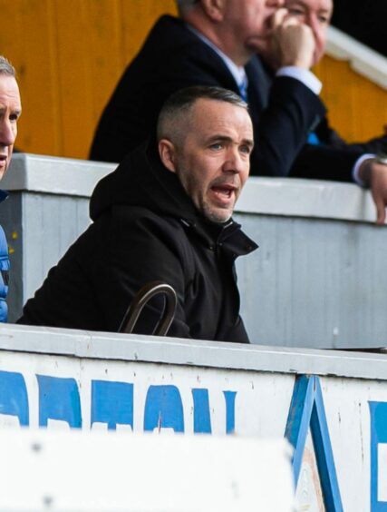 Morton manager Dougie Imrie, who is a contender for the manager job at Inverness CT.