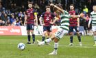 Jota scores from the spot for Celtic against Ross County. Image: Rob Casey/SNS Group