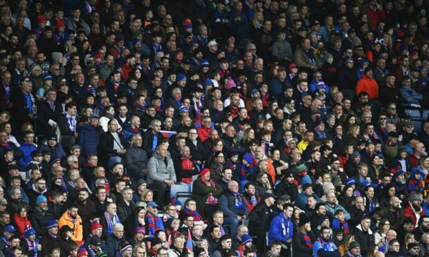 Up to 10,000 Caley Thistle fans will roar their side on against Celtic in this season's Scottish Cup final. Image: SNS
