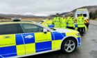 Road Policing Unit officers and Safety Camera Enforcement staff on patrol in the Highlands. Image: Police Scotland Highlands & Islands.