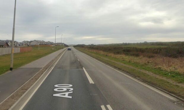 The crash occurred on the A90 Peterhead to Aberdeen road.