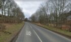 Police and Scottish Ambulance Service attended the crash south of Turriff. Image: Google Maps.