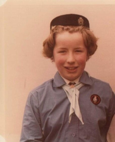 Audrey Cameron during her days with the Guides.