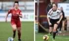 Aberdeen Women players Madison Finnie, left, and Millie Urquhart, right. Image: Shutterstock