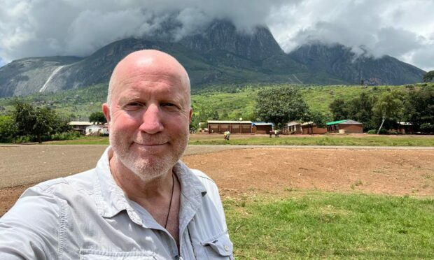 Andy Kent in Malawi. Image: Andy Kent/ Foreign, Commonwealth and Development Office.