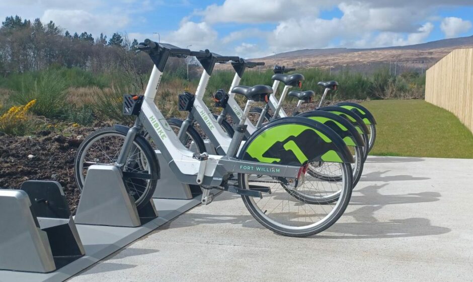 Pictured: Hi-Bike Fort William's new charging hub in Blar Mhor.
