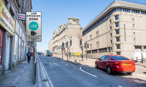The proposals have been linked to low emission zones. Image: Kami Thomson/Michael McCosh/DC Thomson.