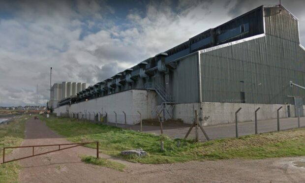 The smell was reported to be strongest nearest the Burghead maltings, but could also be detected elsewhere. Image: Google Maps