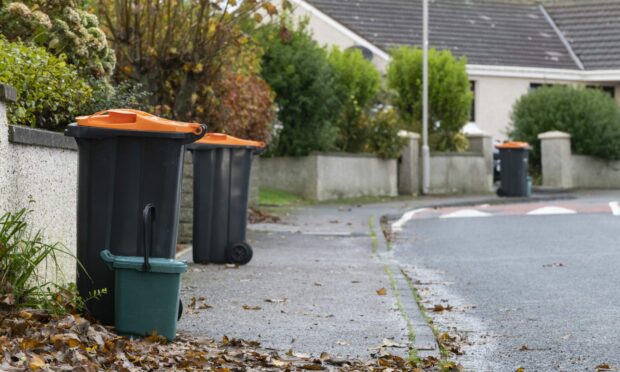 The new bins will eventually be rolled out across Aberdeenshire. Image: Aberdeenshire Council.