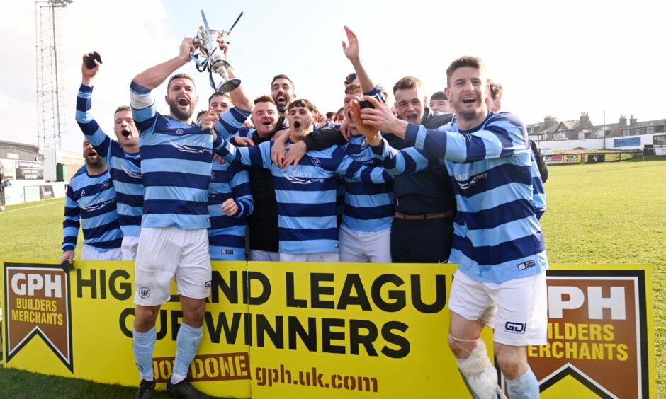 Last season's GPH Builders Merchants Highland League Cup winners Banks O' Dee, who will start this year's competition at home to Forres Mechanics in the first round.