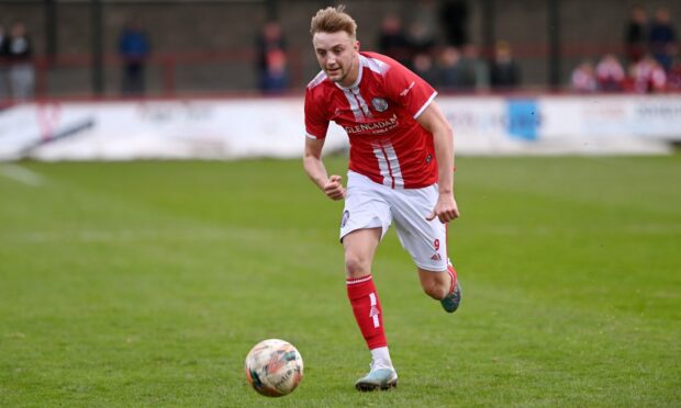 Brechin striker Grady McGrath has scored 33 goals already this season ahead of facing Brora Rangers.