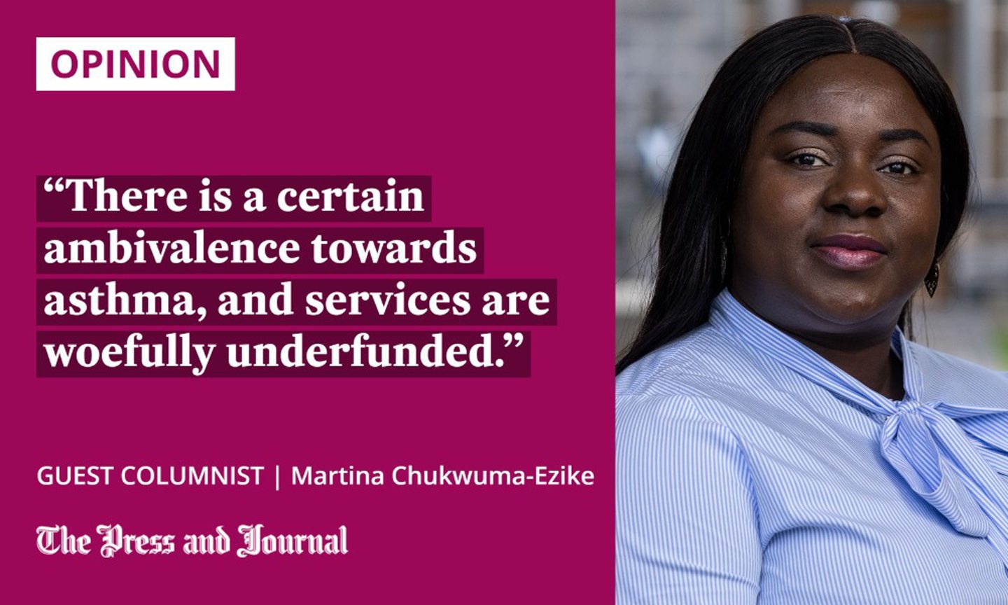 Quotation from guest columnist Martina Chukwuma-Ezike on World Asthma Day 2023: "There is a certain ambivalence towards asthma, and services are woefully underfunded."