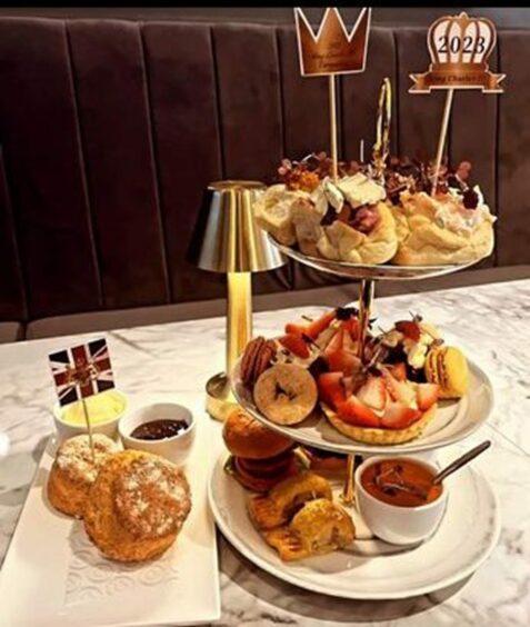 A royal-themed afternoon tea from Duncano's Bistro