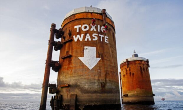 Toxic waste sign
