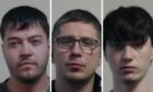 Inverness drug gang members Serafin Gaik, Pawel Chmielewski and Logan MacLeod.