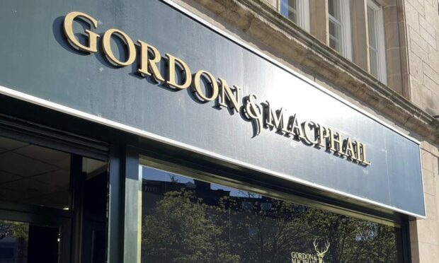 The Gordon & MacPhail whisky shop on Elgin High Street.