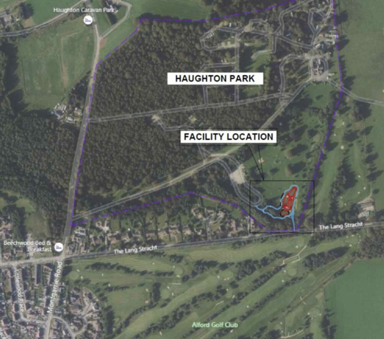 Charity lodges plans for new bike track in Alford's Haughton Park