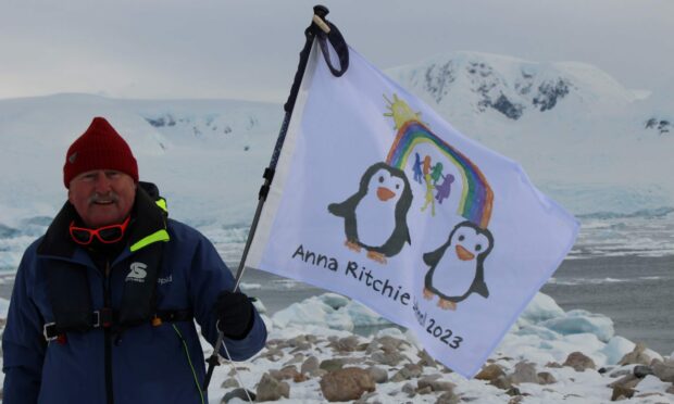 James Murphy has been left impacted by his three-week trip to Antarctica where he also raised money for the Anna Ritchie School. Image: James Murphy.