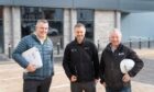 Pictured left to right: Graeme Bruce of Burns Construction, Paul Moffatt of Henry Riley, and Robert Copland of Burns Construction. Image: West Coast Estates.