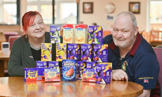 Tracie and Dougie France of Elgin and Lossie Armed Forces and Veterans Breakfast Club. Image:  Jason Hedges/DC Thomson