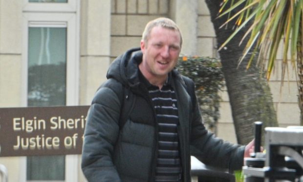 Finn Eamon, known as Eve Crawford, leaving Aberdeen Sheriff Court. Image: DCT Media