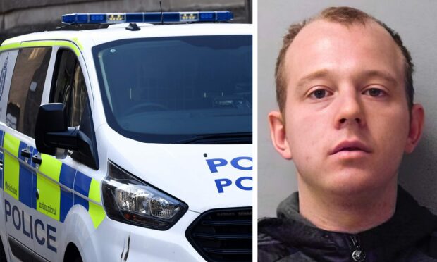 Jay Jay Kirton made threats to bomb police officers' homes and have them shot. Image: Police Scotland.