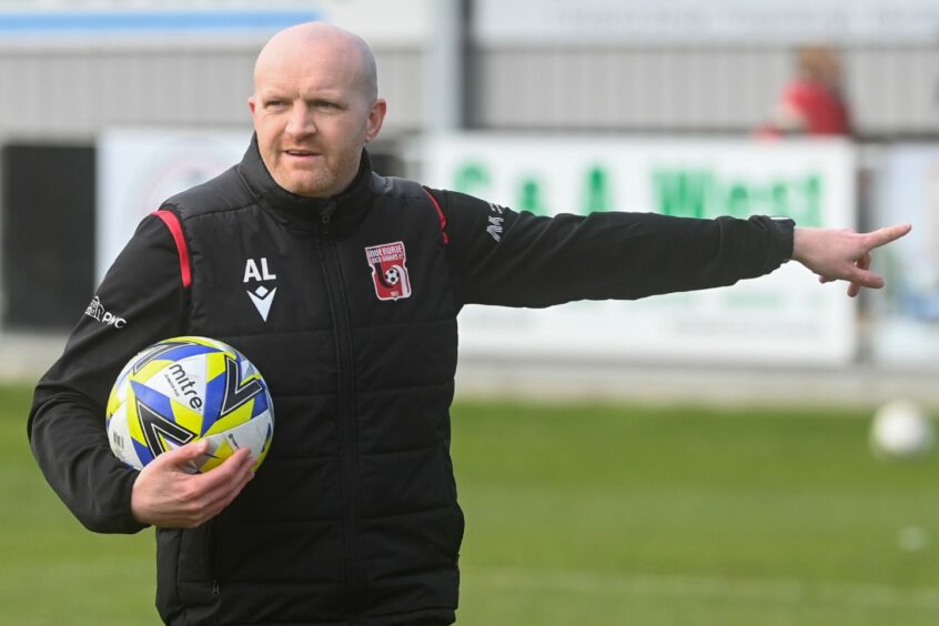 Inverurie Locos manager Andy Low.
