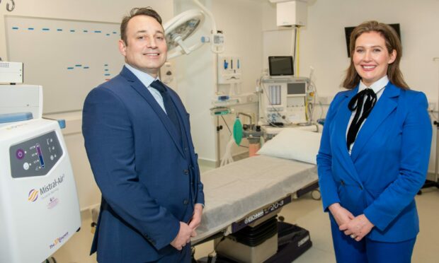 Thanassi & Leah Athanassopoulos, owners of Alpha Clinic, Carden Place, Aberdeen, which offers a range of cosmetic treatments. Image: Kami Thomson/DC Thomson